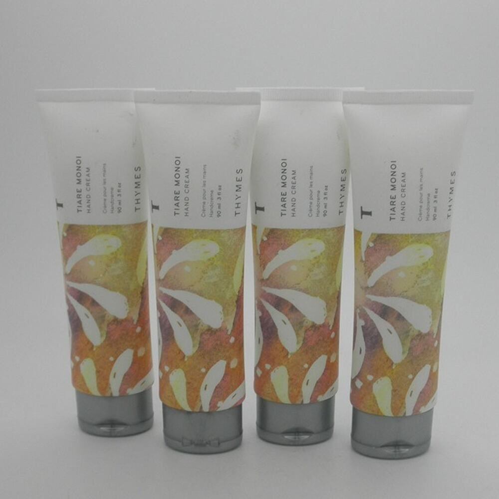 Thymes Tiare Monoi Hand Cream 3 oz Sealed NEW LOT OF 4